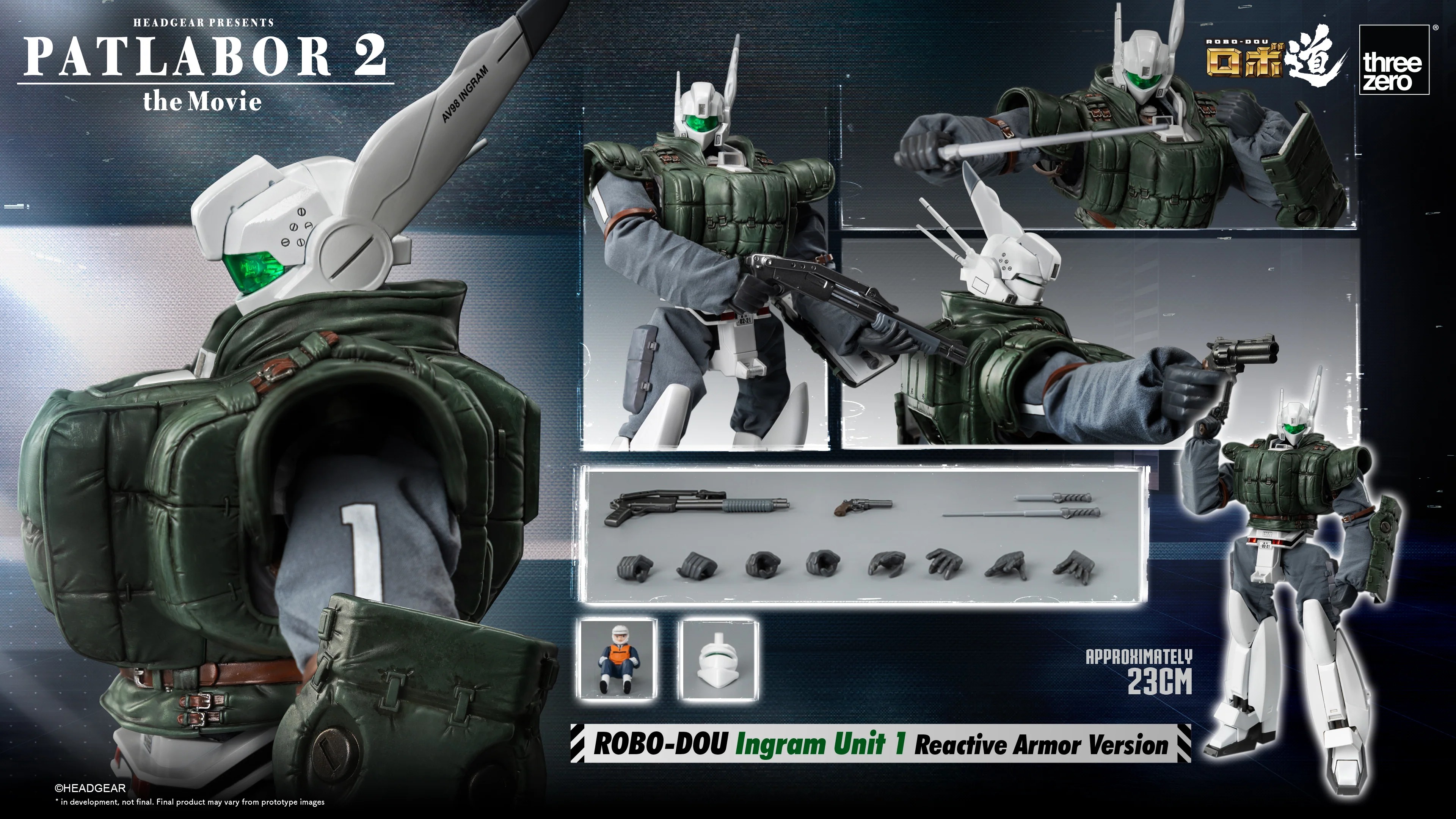 ROBO-DOU Patlabor Ingram Unit 1 Reactive Armor Version